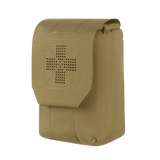 M‑Tac Medic Pouch Vertical Large Elite i slidstærkt Cordura-materiale, designet til hurtig adgang og sikker opbevaring.