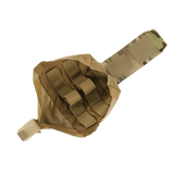 M‑Tac Medic Pouch Vertical Large Elite i åben tilstand, der viser den indre IFAK-organizer og elastiske nylonvægge, lavet af Cordura 500D.