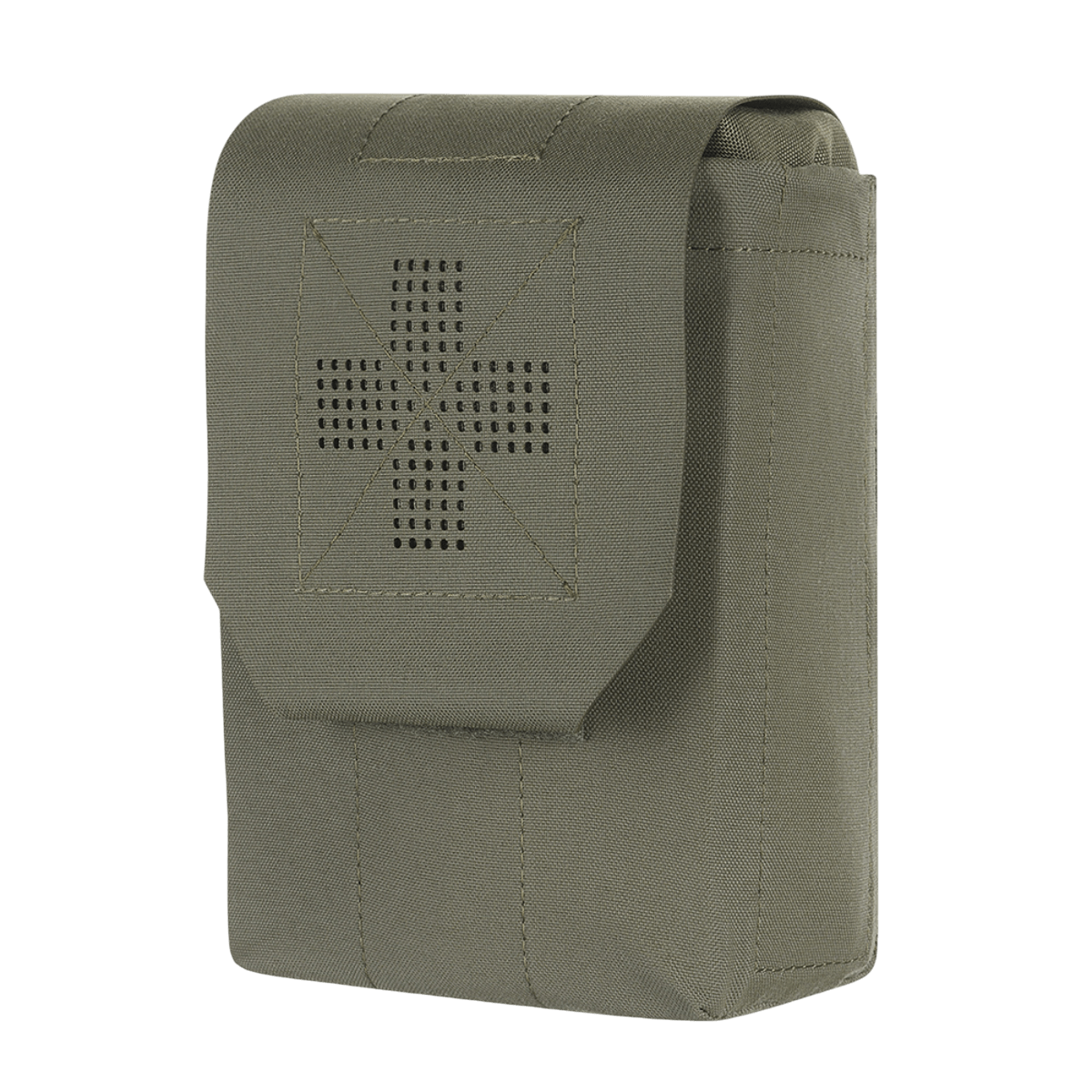 M‑Tac Medic Pouch Vertical Large Elite i holdbar Cordura 500D med innovativt design, perfekt til sikker opbevaring af førstehjælpsudstyr.