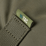 Detalje af M-Tac Pouch Sukharka Gen.3 XL med holdbart Cordura 500D materiale og M-Tac logo syning.