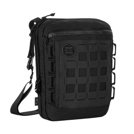 M-Tac Tablet Bag Laser Cut Hex i sort med Cordura materiale, Laser Cut MOLLE-panel og robust hardware til EDC og tabletopbevaring. Kvalitet