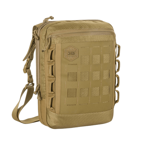 M-Tac Tablet Bag Laser Cut Hex i Cordura materiale, optimal til EDC og skjult våben, med frontpanel Laser Cut MOLLE