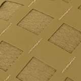 Nærbillede af M-Tac Tablet Bag Laser Cut Hex med laser cut MOLLE panel i Cordura materiale.