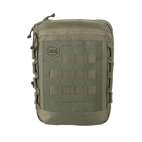 M-Tac Tablet Bag Laser Cut Hex i Cordura med Laser Cut MOLLE, ideel til EDC, dokumenter og skjult våben. Praktisk og holdbar taske.