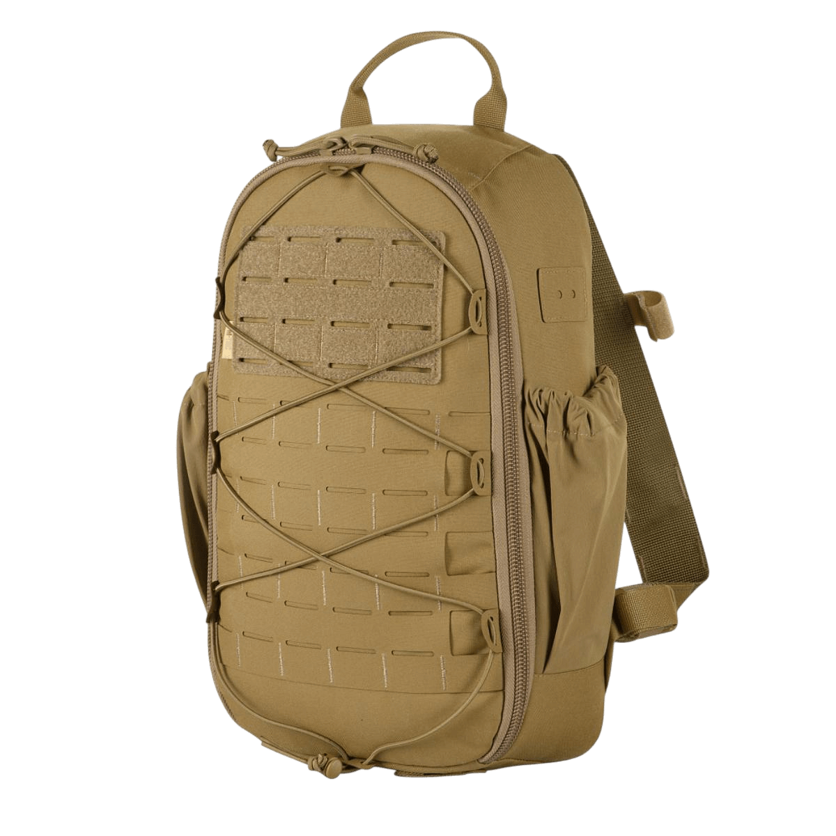 M-Tac STURM Elite Rygsæk i Cordura materiale, 15 liter med MOLLE Laser Cut og YKK hardware, ideel til kortvarige ophold i felten.