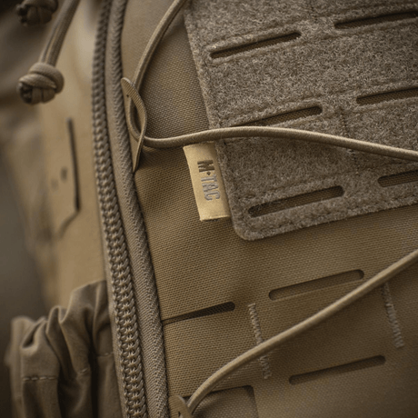 M-Tac STURM Elite Rygsæk med MOLLE Laser Cut frontpanel til taktisk brug, fremstillet af holdbare Cordura-materialer.