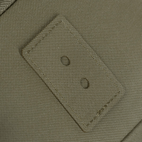 Detalje af M-Tac STURM Elite Rygsæk fremstillet i Cordura materiale, viser holdbar syning og materiale.