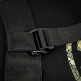 Spænde og strop på M-Tac STURM Elite Rygsæk, taktisk rygsæk i holdbart Cordura materiale med laser cut MOLLE-design.