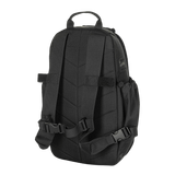 M-Tac STURM Elite Rygsæk i sort, 15 liter taktisk design med MOLLE Laser Cut og elastiske sidelommer til kortvarige feltture.