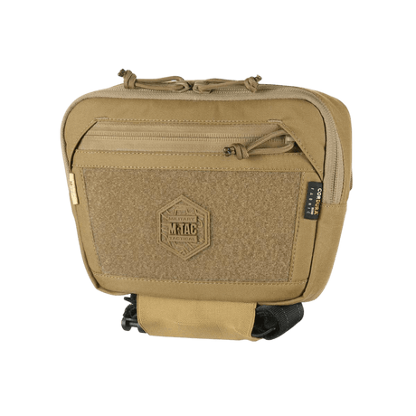M-Tac Large Elite Gen.II Skuldertaske i Cordura 500D med YKK lynlåse og front Velcro-panel, ideel til taktisk brug og udstyrsorganisation.