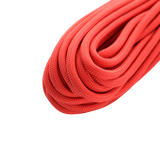 M‑Tac Paracord 550 Type III 15 m stærk nylonkordel i rød til friluft og nødbrug. Brudstyrke 240 kg, 7 kerne nylontråde.