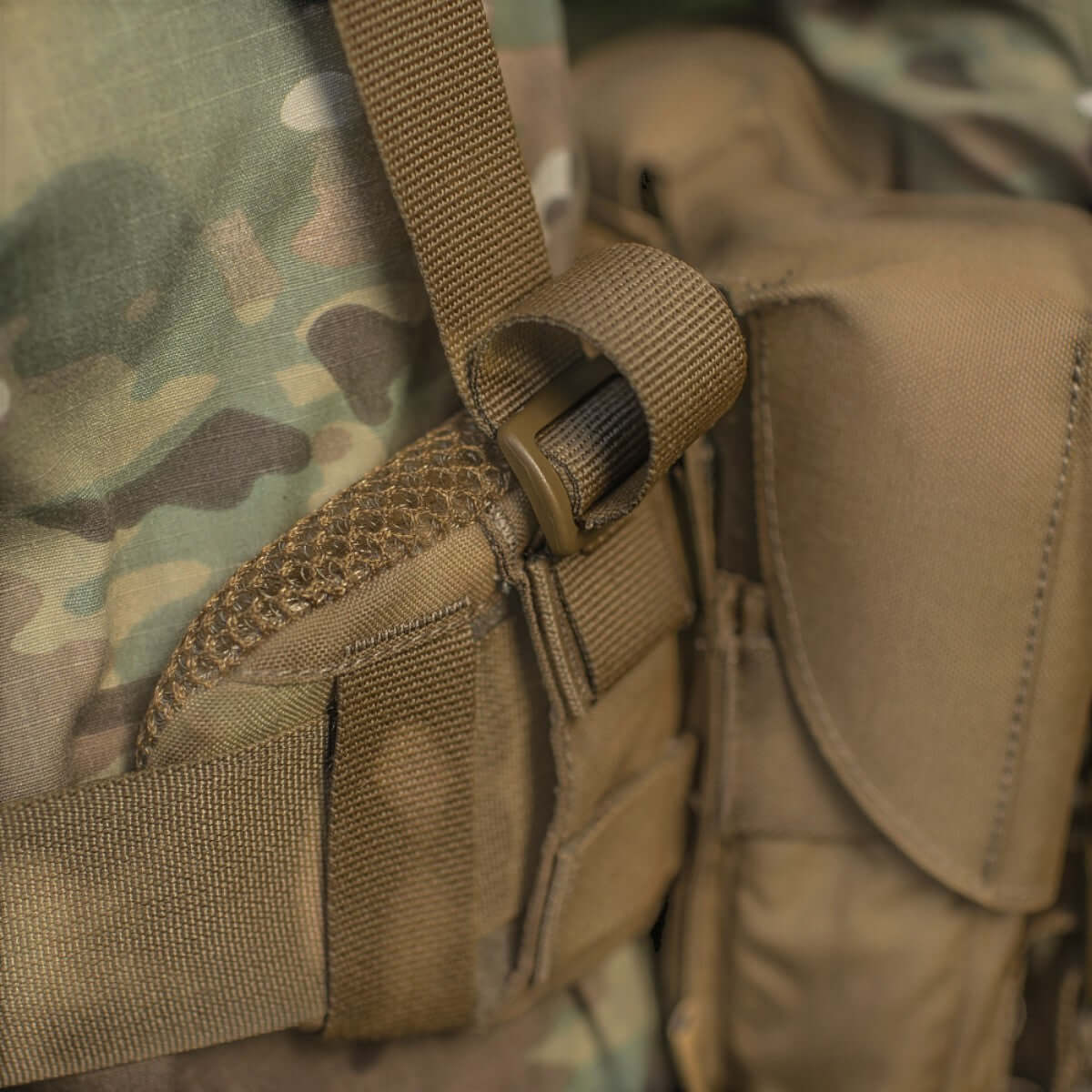 M-Tac Skulderstropper til taktisk bælte Laser Cut med Cordura og MOLLE-interface for øget udstyrskomfort.