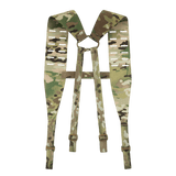 M-Tac Skulderstropper til taktisk bælte Laser Cut i multicam design med justerbare remme og MOLLE-interface fra Cordura Squadron.