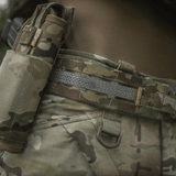 M-Tac Tiger Bælte Cobra Buckle med MOLLE-kompatibelt udstyr i camouflagedesign, ideelt til militær- og taktiske opgaver.