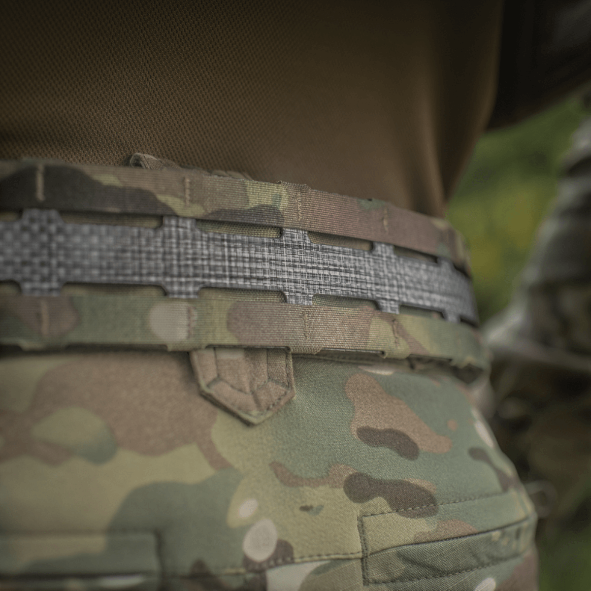 M-Tac Tiger Bælte Cobra Buckle påtænkt til militære og taktiske opgaver med MOLLE-kompatibilitet.