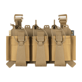 M-Tac Frontpanel til Cuirass QRS Pladebærer Tre Magasiner med elastisk magasinpung og Cordura Squadron-materiale.