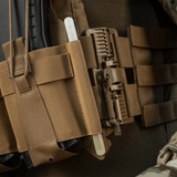 M-Tac Frontpanel til Cuirass QRS Pladebærer Tre Magasiner med elastisk magpung i Cordura