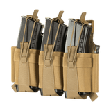 M-Tac Frontpanel til Cuirass QRS Pladebærer Tre Magasiner med elastisk magpose til AK/AR magasiner i holdbart Cordura materiale.