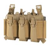 M-Tac Frontpanel til Cuirass QRS Pladebærer Tre Magasiner i slidstærkt elastikbånd og Cordura Squadron materiale