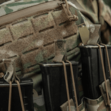 M-Tac Frontpanel til Cuirass QRS Pladebærer Tre Magasiner med elastik og Cordura materialer til sikker magasinopbevaring.