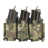 M-Tac Frontpanel til Cuirass QRS Pladebærer Tre Magasiner i slidstærk Cordura Squadron materiale med elastikbånd til sikker fastgørelse af magasiner.