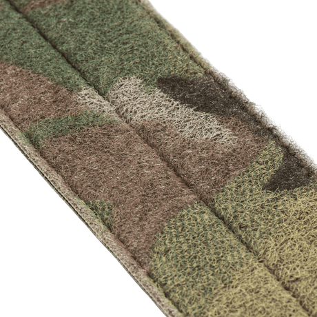 Nærbillede af camouflagemønsteret på M‑Tac Internal Tiger Bælte, lavet af Cordura 500D med velcro fastgørelse.