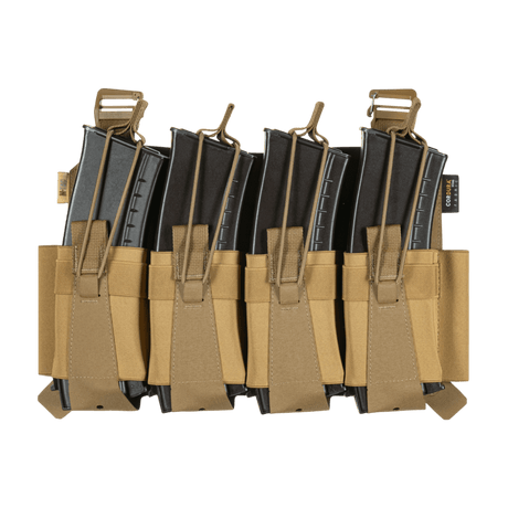 M-Tac Frontpanel til Plate Carrier Cuirass QRS til 4 Magasiner med AK/AR elastisk magasinpung