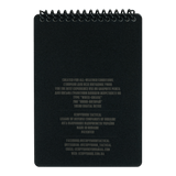 M-Tac Ecopybook Tactical – alt-vejr notesbog med vandtæt sort omslag