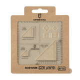 M-Tac Ecopybook Tactical Ruler GTA NATO taktil lineal med anti-refleks overflade til præcise målinger i felt og taktiske opgaver.
