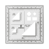 M-Tac Ecopybook Tactical Ruler GTA NATO med anti-refleksfunktioner til taktisk brug og rekognoscering.