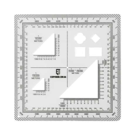 M-Tac Ecopybook Tactical Ruler GTA NATO med anti-refleksfunktioner til taktisk brug og rekognoscering.