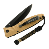 M-Tac Knife Lanyard Scandinavian Granule flettet paracord på lommekniv, stilfuld og praktisk tilbehør til nem opbevaring og personlig stil.