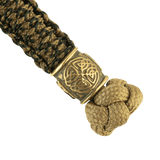 M-Tac Lanyard Scandinavian Mannaz med skandinavisk dekorativ perle, lavet af snoet paracord til knive og udstyr.