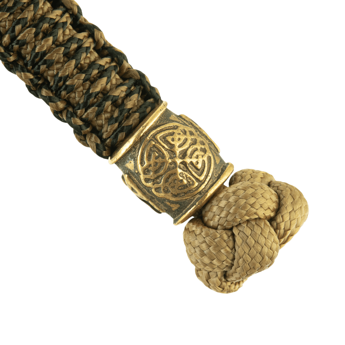 M-Tac Lanyard Scandinavian Mannaz med skandinavisk dekorativ perle, lavet af snoet paracord til knive og udstyr.