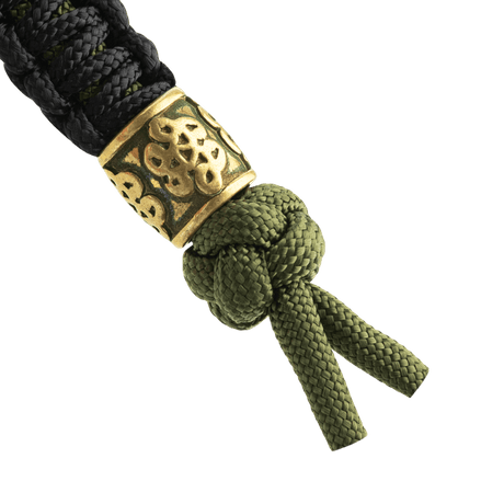 M-Tac Lanyard Scandinavian Small Chinese Knot med skandinaviske motiver og snoet paracord, ideel til knive og lommelygter.