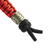 M-Tac Lanyard Scandinavian Small Chinese Knot med dekorativ perle og farverigt paracord til knive og udstyr.