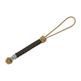 M-Tac Knife Lanyard Ninja i beige og sort paracord med cupronickel perle, 14,5 cm lang.