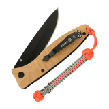 M-Tac Knife Lanyard Ninja, en flettet paracord snor til knive, giver stil og funktionalitet med 14,5 cm længde og cupronickel perle.