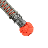 M-Tac Knife Lanyard Ninja i paracord med cupronickel detalje, fremhæver stil og funktionalitet, 14,5 cm lang.