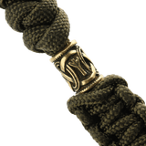 M-Tac Knife Lanyard Loopy Snake Scandinavian, flettet paracord med dekoration, tilføjer stil til lommeknive.