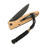 M-Tac Knife Lanyard Loopy Snake Scandinavian - flettet lanyard til lommekniv for stil og funktionalitet.