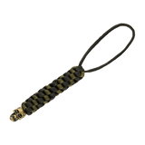 M-Tac Knife Lanyard Helix Skull, flettet paracord lanyard med kraniedetalje, tilføjer stil og karakter til lommekniven, nemt at trække op.