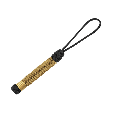 M-Tac Viper Cylindre Lanyard Stainless Steel i flet af coiled paracord med skandinavisk perle design