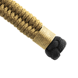 M-Tac Viper Cylindre Lanyard Stainless Steel med skandinavisk dekorativ perle og snoet paracord-design.