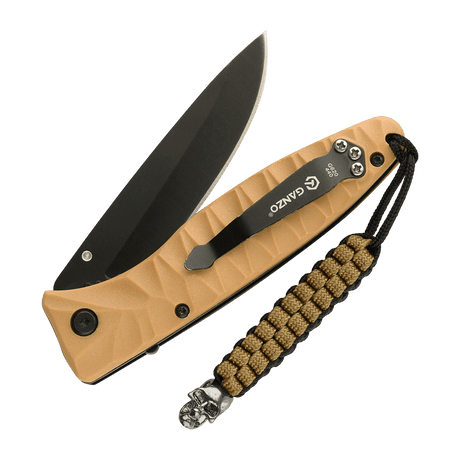 M-Tac Knife Lanyard Cuboid Skull paracord med kraniemotiv til knive, stilfuldt tilbehør og praktisk greb