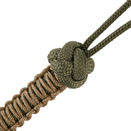 M-Tac Knife Lanyard Celtic i flettet paracord, stilfuldt knivtilbehør til personliggørelse og praktisk brug, inklusiv ekstra snor.