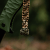M-Tac Knife Lanyard Celtic i flettet paracord med dekorativt design, tilbehør til knive og udstyr.