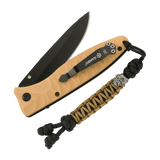 M-Tac Loopy Snake Skull Lanyard i paracord, stilfuldt tilbehør til knive, fleksibel og holdbar forlængelse af håndtag til let adgang.