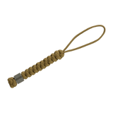 M-Tac Viper Lanyard Stainless Steel med coiled paracord og rustfrit stål Viper-perle, stilfuldt tilbehør til knivhåndtag.