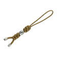 M-Tac Zeus Stainless Steel Lanyard med dekorativ bead og flettet paracord til hurtig adgang til kniv og udstyr.